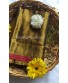 Metallic Gold Tissue Mul Saree